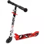 Disney Spider-Man 2-kołowa hulajnoga dla dzieci, składana, z regulowanym kierownicą, czerwono-niebieska