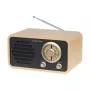 KRUGER & MATZ KM0828 Przenośne radio AM/FM z wejściem AUX, teleskopową anteną, uchwytem do przenoszenia, czarne