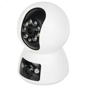 Kamera IP PTZ NO NAME Dbl. do użytku wewnętrznego APTI-W21A1-TUYA Dual-Lens 6MP Wi-Fi Auto-Tracking Two-Way Audio