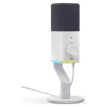 Krux Qube XLR/USB mikrofon pojemnościowy Biały