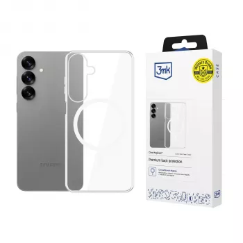 3mk Clear MagCase Samsung Galaxy S25 Przezroczyste etui MagSafe na telefon