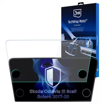 3MK PROTECTION Skoda Octavia III Bolero (2017-2020) TechWrap Matowa osłona ekranu dotykowego centrum