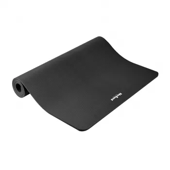 REBEL Active Mata Ćwiczeniowa 190x115x2 cm NBR Czarna do Jogi, Pilatesu, Fitness