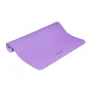 REBEL ACTIVE Mata do ćwiczeń TPE 200x115x1 cm Fioletowa – antypoślizgowa mata do jogi, pilatesu i fitnessu z paskiem do przenoszenia
