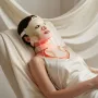 Medivon Maska LED do twarzy Lumi Max - Terapia fotonowa 7 kolorów, 192 diody LED, pilot zdalnego sterowania, regulowana intensywność i timer