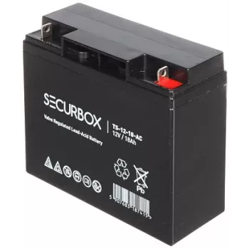 Bateria 12V/18Ah Securbox