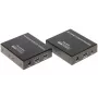 HDMI + USB KVM Extender przez IP, 4K@30Hz, 120m, PoE, IR, Metal