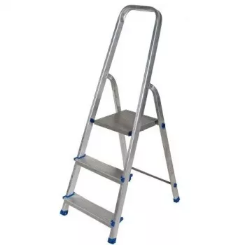 AWTOOLS AW23019 Wielofunkcyjna drabina składana 4x3 szczeble Aluminium EN 131 150kg