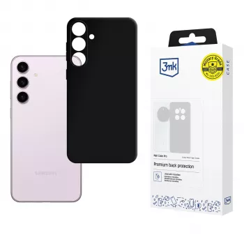 3mk Matt Case Pro do Samsung Galaxy S24 - czarna elastyczna obudowa tylna TPU, wojskowa ochrona przed upadkiem, antyżółknięcie, matowe wykończenie