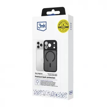 3MK Misty MagCase do Apple iPhone 16e / 17e - Czarny