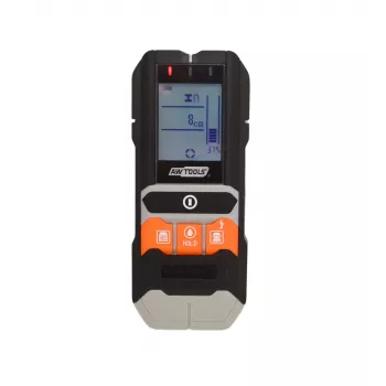 AWTOOLS 4-w-1 wielofunkcyjny detektor – metal, przewód pod napięciem AC, drewno/kołki i czujnik wilgotności z wyświetlaczem LCD, sygnałem dźwiękowym i automatyczną kalibracją