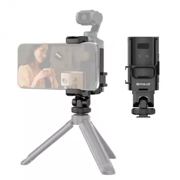 PULUZ Ramka rozszerzająca do DJI Osmo Pocket 3 z gwintem 1/4 cala i uchwytem na telefon (PU726B)