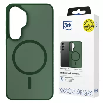 3MK Smoke MagCase do Samsunga Galaxy S25 - Zielona przezroczysta obudowa tylna MagSafe