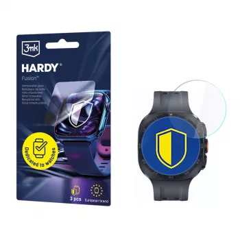 3mk Hardy Fusion ochrona zegarka dla Samsung Galaxy Watch Ultra 2 (2026) - przezroczysta hybrydowa folia ochronna na ekran
