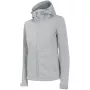 Damska kurtka softshell 4F H4Z22 SFD350 jasnoszary melanż