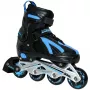 Wrotki inline Outrace Volt Blue, regulowane EU 40-43, czarno-niebieskie