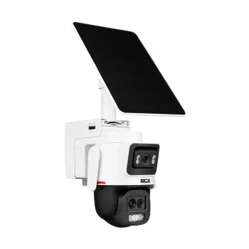 BCS-L-SIP1336FCL5-Ai-4G(SET) 3MP 4G LTE Bullet IP Camera z AI detekcją ludzi/pojazdów, dwukierunkowym audio, 30m IR i światłem białym, IP67, MicroSD do 256GB