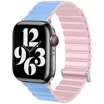 Beline Magnetic Pro Pasek do Apple Watch 38/40/41mm Różowy/Błękit Sierra