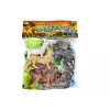 LEAN TOYS Zestaw 6 figurek dzikich zwierząt, słoń, lew, nosorożec, tygrys, zebra, żyrafa