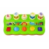 LEAN TOYS Pop Up Animals Edukacyjny panel aktywności z dźwiękami dla maluchów 12+ miesięcy