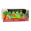 LEAN TOYS Pop Up Animals Edukacyjny panel aktywności z dźwiękami dla maluchów 12+ miesięcy