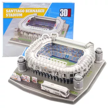LEAN TOYS 3D Puzzle Stadion Piłkarski Santiago Bernabéu Real Madryt 101 elementów