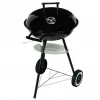MASTER GRILL CAULDRON BLACK MG913 8L Żeliwny kociołek z pokrywką i zdejmowanymi nogami