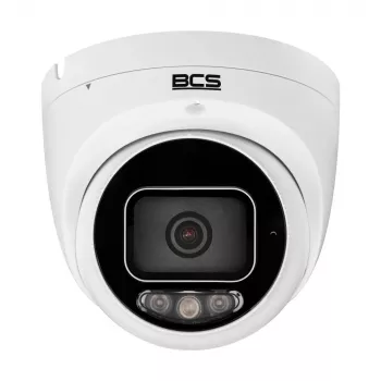 BCS 4MP kopułkowa kamera IP z motozoomem, analityką AI, PoE, IP67, IK10