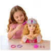 LEAN TOYS Beauty Fashion Styling Head Lalka z akcesoriami, blond włosy, 25 cm, dla dzieci 3+