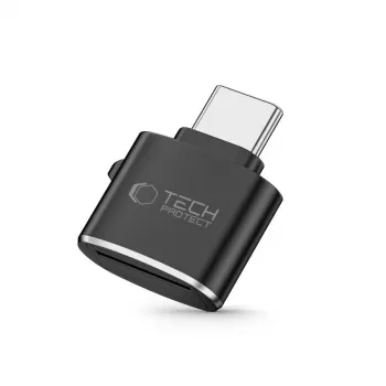 Spigen Tech-Protect Ultraboost USB-C MicroSD/TF Card Reader - Kosmiczna szarość