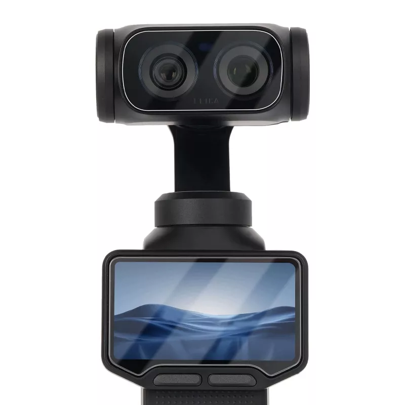 SUNNYLIFE 9H hartowane szkło zestaw ochronny na ekran i obiektyw do Insta360 Luna Ultra z powłoką AR, zaokrąglonymi krawędziami 2.5D i akcesoriami do montażu