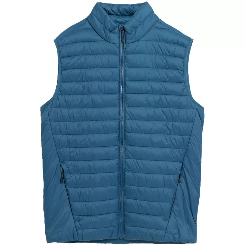 Kamizelka dżinsowa męska 4F M062 32S Regular Fit Casual na guziki