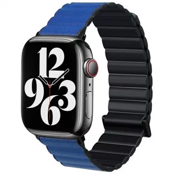 Beline Magnetic Pro Pasek do Apple Watch 38/40/41mm Czarny/Niebieski