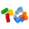 LEAN TOYS Magic Magnetic Cube 7 Elements - Magnetyczna układanka 3D, 7 elementów, wielokolorowa, zabawka edukacyjna dla dzieci od 6 lat