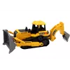 LEAN TOYS Gąsienicowa koparka pojazd budowlany z 2 łyżkami żółty