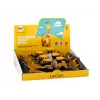 LEAN TOYS Gąsienicowa koparka pojazd budowlany z 2 łyżkami żółty