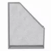 LEAN Metalowy biurowy organizer na dokumenty i teczki, pionowy, srebrny, A4
