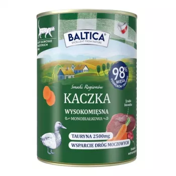 BALTICA Smaki Regionów Karma dla dorosłych kotów z kaczką 400g