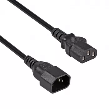 Akyga AK-PC-07C Przedłużacz zasilania CU IEC C13 na C14 3m Czarny