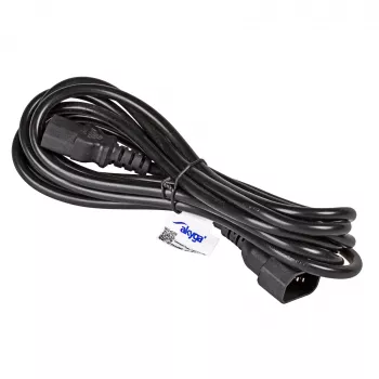 Akyga AK-PC-07C Przedłużacz zasilania CU IEC C13 na C14 3m Czarny