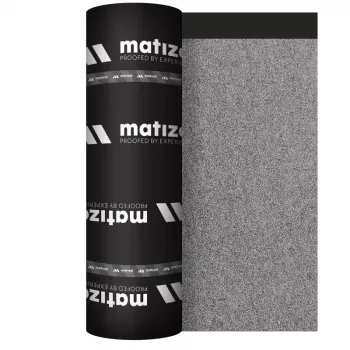BASE V Podkładowa Papa Dachowa S3.0 S-F 10m2 - SBS Modyfikowana Membrana Do Zgrzewania, Wzmocniona Włóknem Szklanym, Posypka Piaskowa, 3mm, Rolka 1m x 10m, Czarny/Szary