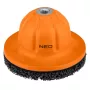 NEO TOOLS 11-136 Zestaw tarcz do czyszczenia piast, 150 mm, napęd 1/2 inch, ściernica z włókniny do usuwania rdzy