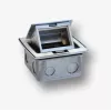 BACHMANN Mini Countertop Box 3M - Blatowa puszka do montażu standardowych gniazd 22,5x45 mm (45x45 mm), uchylna, biała