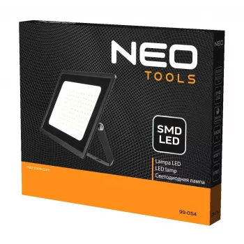 NEO TOOLS 99-054 20W COB LED Akumulatorowy Reflektor z Power Bankiem, 1800lm, IP54, 6500K