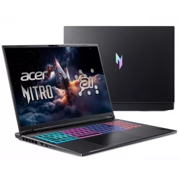 Acer Nitro 16 AI Laptop do gier - AMD Ryzen AI 9 365, 16 cali WQXGA 165Hz, 32GB DDR5, 2TB SSD, RTX 5070 Ti, Windows 11 Pro