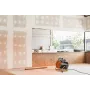 NEO TOOLS 90-068 Przemysłowy elektryczny nagrzewnica wentylatorowa 3kW, 2 poziomy grzania, IPX4 odporna na zachlapanie, regulowany termostat, przenośna