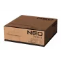 NEO TOOLS 90-037 Elektryczny grzejnik konwekcyjny 2000W PTC Ceramic z regulatorem temperatury, zabezpieczeniem przed przegrzaniem i przewróceniem, przenośny uchwyt, czarny/szary