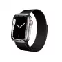 Crong Milano Steel - Pasek ze stali nierdzewnej do Apple Watch 44/45/46/49 mm (czarny)