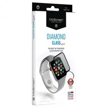 MYSCREEN PROTECTOR MS Diamond Glass Edge 3D 2.5D Apple Watch Ultra/Ultra 2 49mm Srebrny