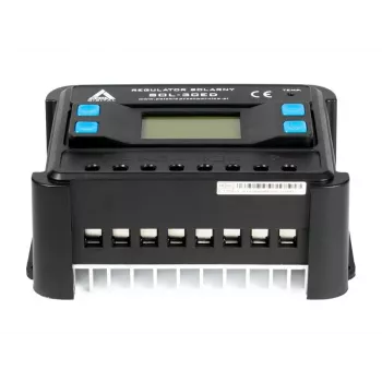 AZO Digital PWM SOL-30ED 12/24V 30A kontroler ładowania słonecznego z wyświetlaczem LCD